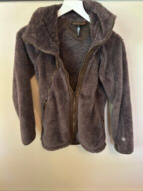 Kuhl Plush Fleece Jacket in Brown